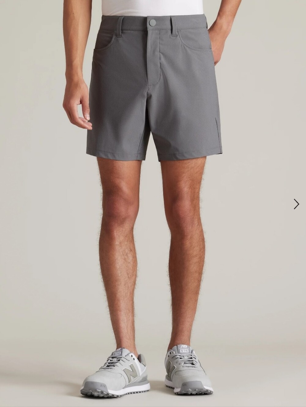 Rhone SEALED! NWT! Momemtum Golf Short 7" in Smoke. Sz 33. R2!.